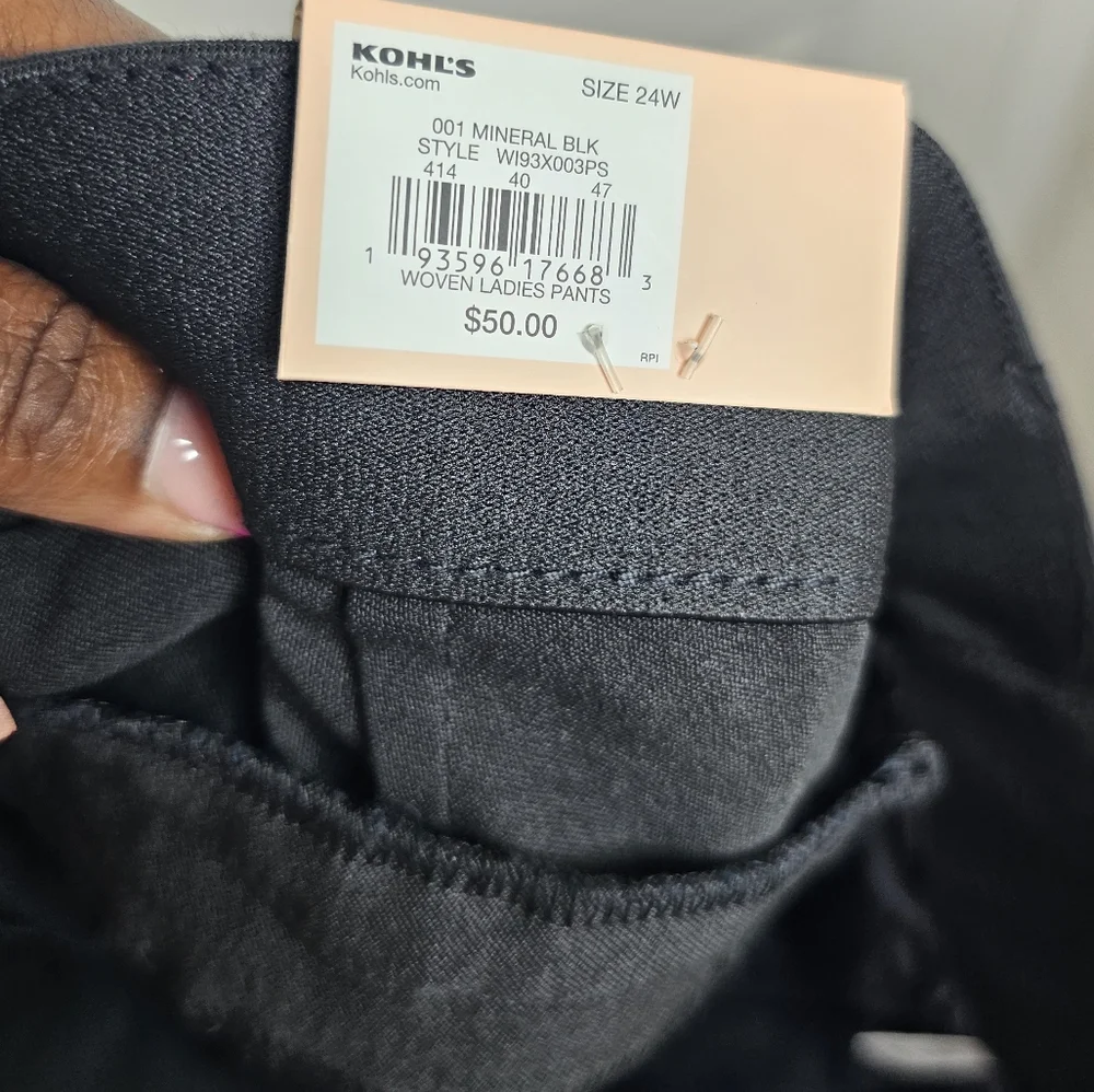 Evri Black Midrise Ankle Denim Jeans, Women's Plus Size 24W ✨️NWT✨️_5
